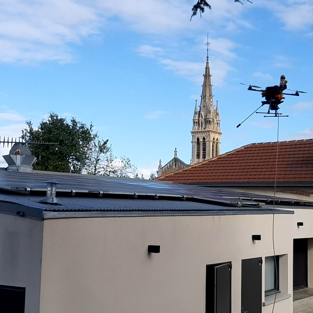 drone multi service bâtiment